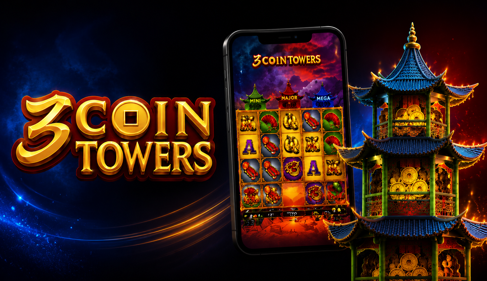 3 Coin Towers