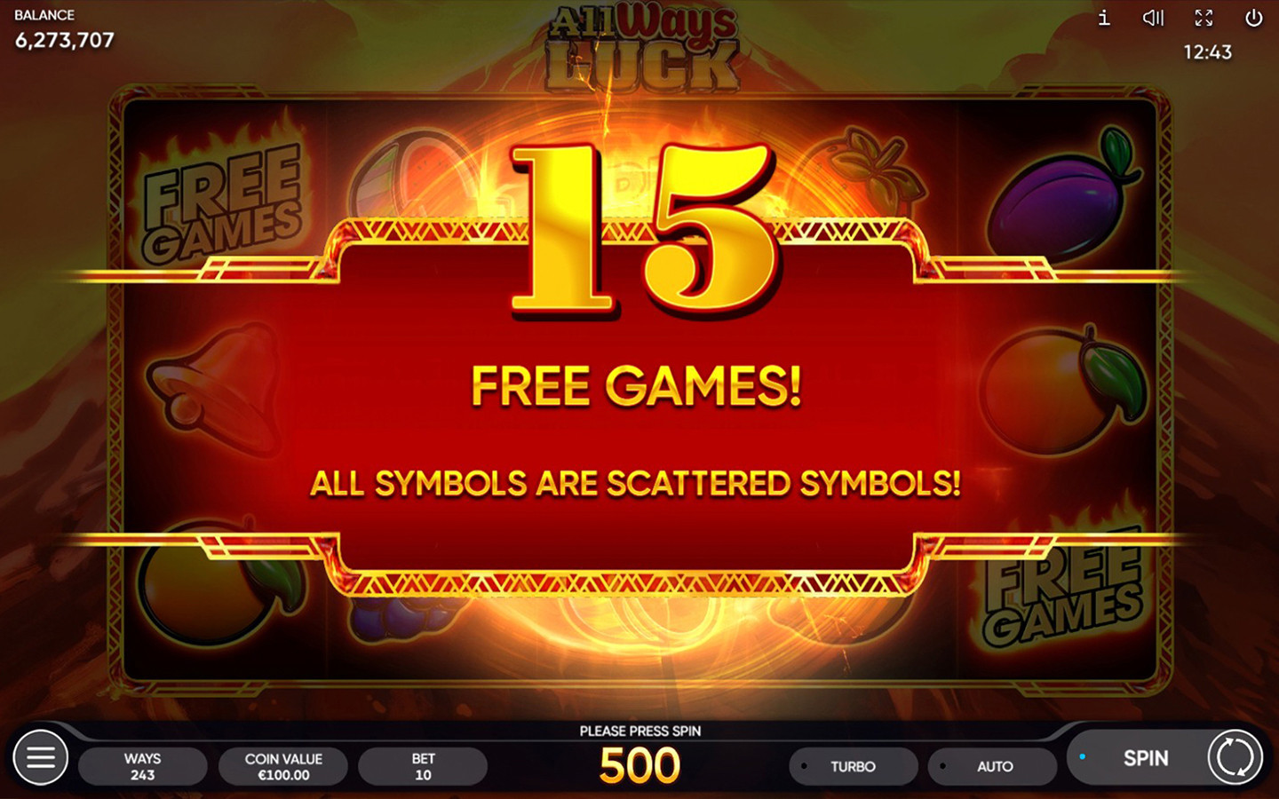 All Ways Luck | Fruit Slot Game by Endorphina
