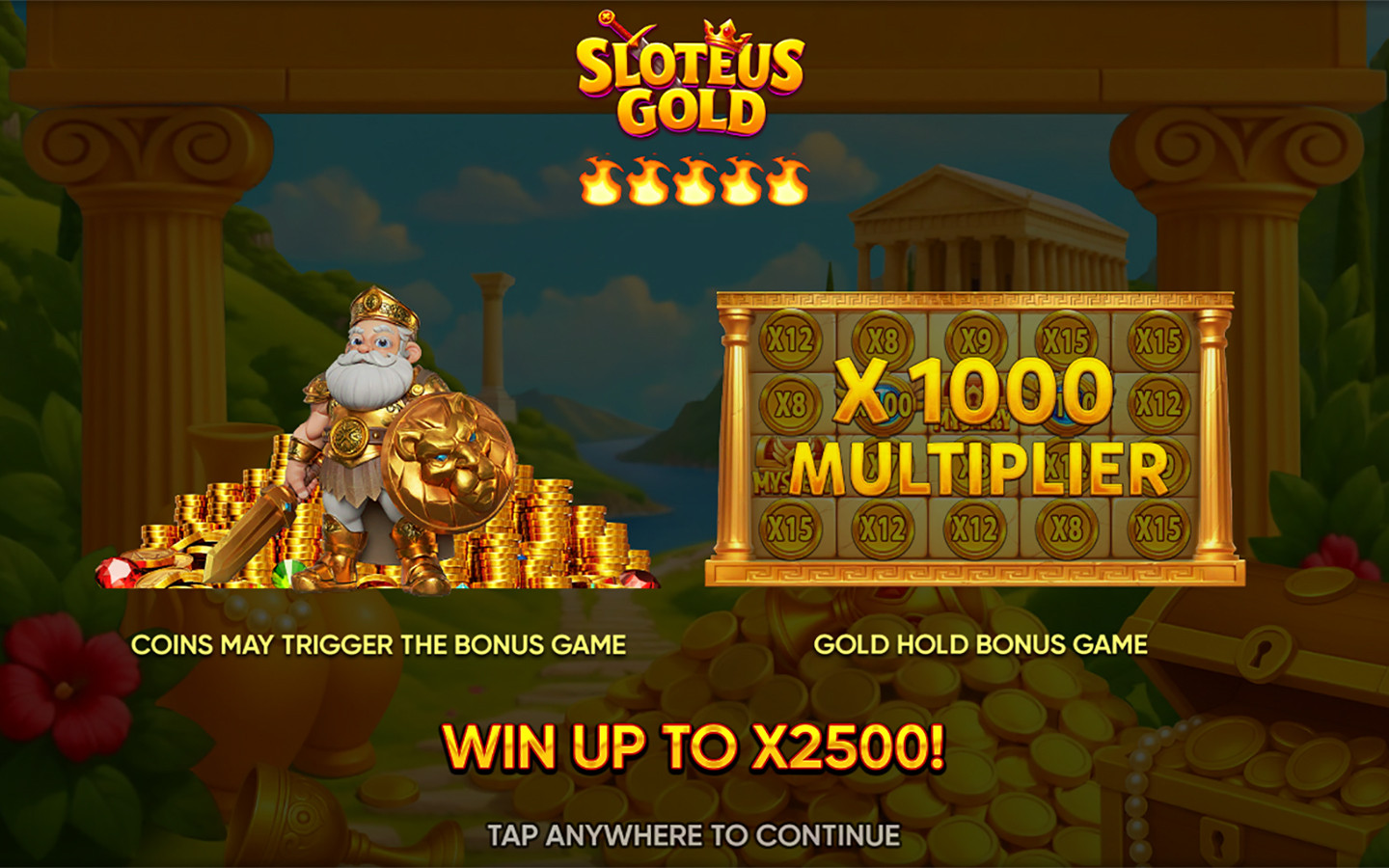 Play Sloteus Gold slot demo game at Endorphina