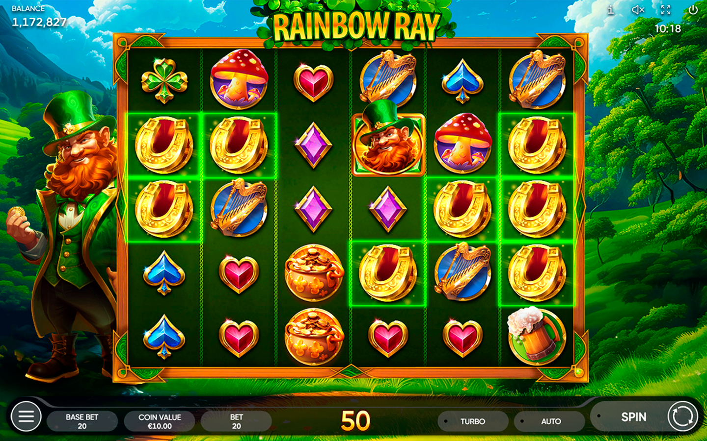 Rainbow Ray slot | Aventura de Endorphina