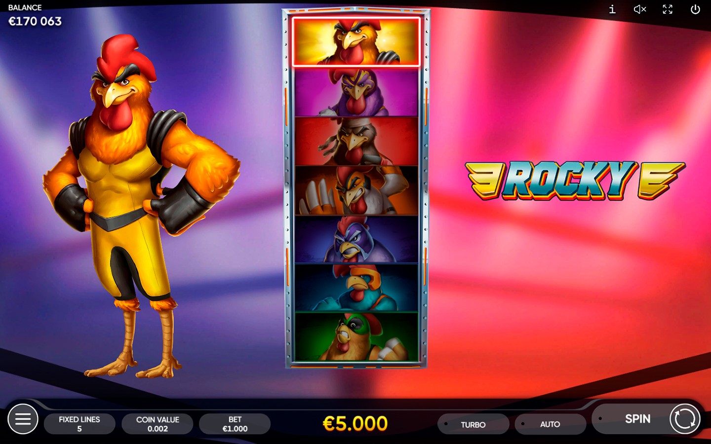 ROOSTER FURY | Newest Slot Game Available from Endorphina