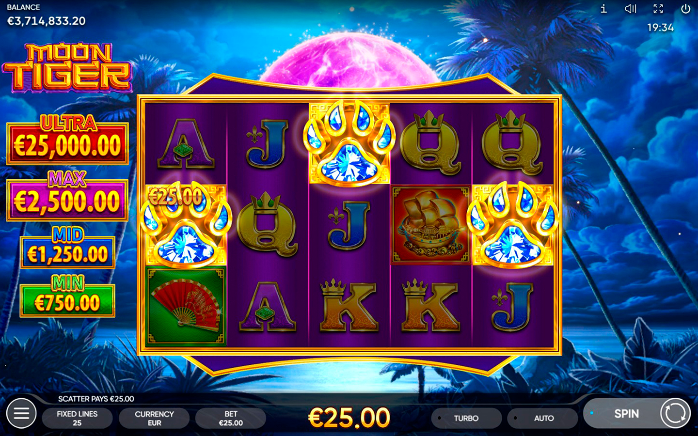 Newest Slot Game Available from Endorphina | MOON TIGER