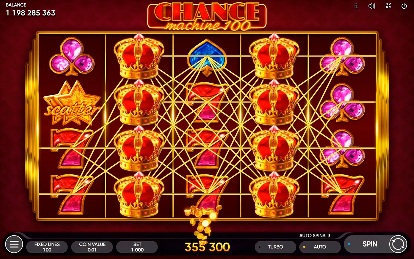 Chance Machine 100 | Classic Slot Game by Endorphina
