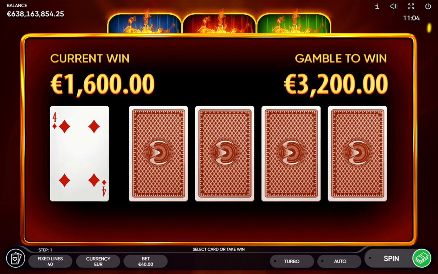 Burning Coins 40 by Endorphina | Play Demo Game