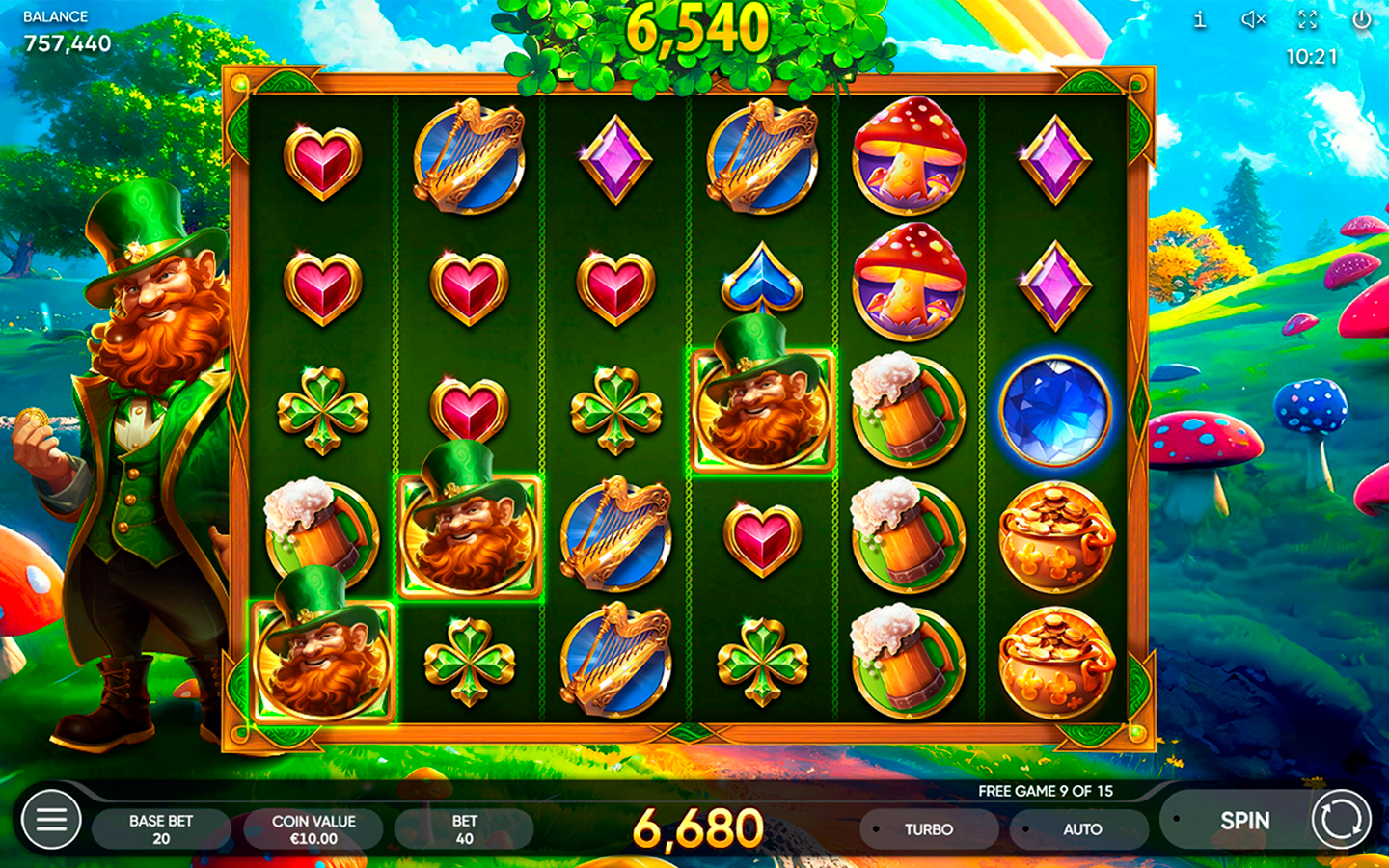 Rainbow Ray slot | Aventura de Endorphina