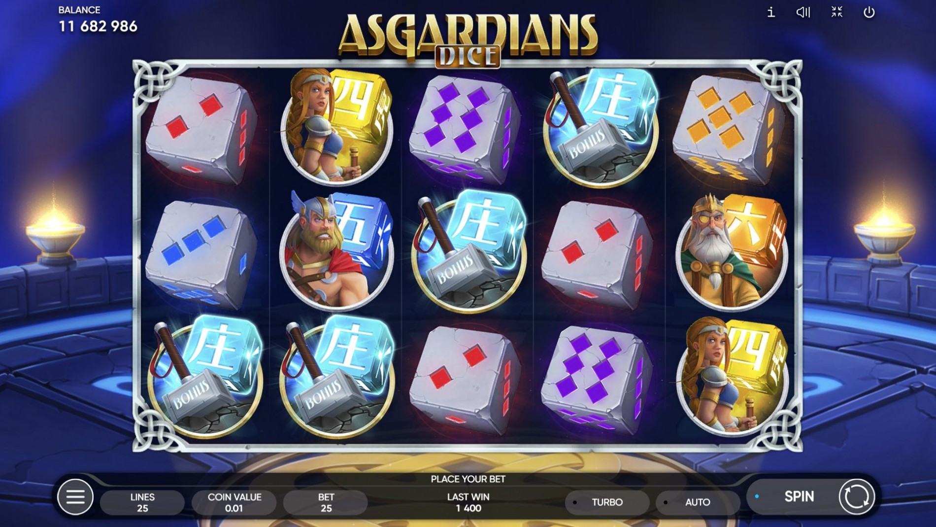 Asgardians Dice | Slot Game by Endorphina