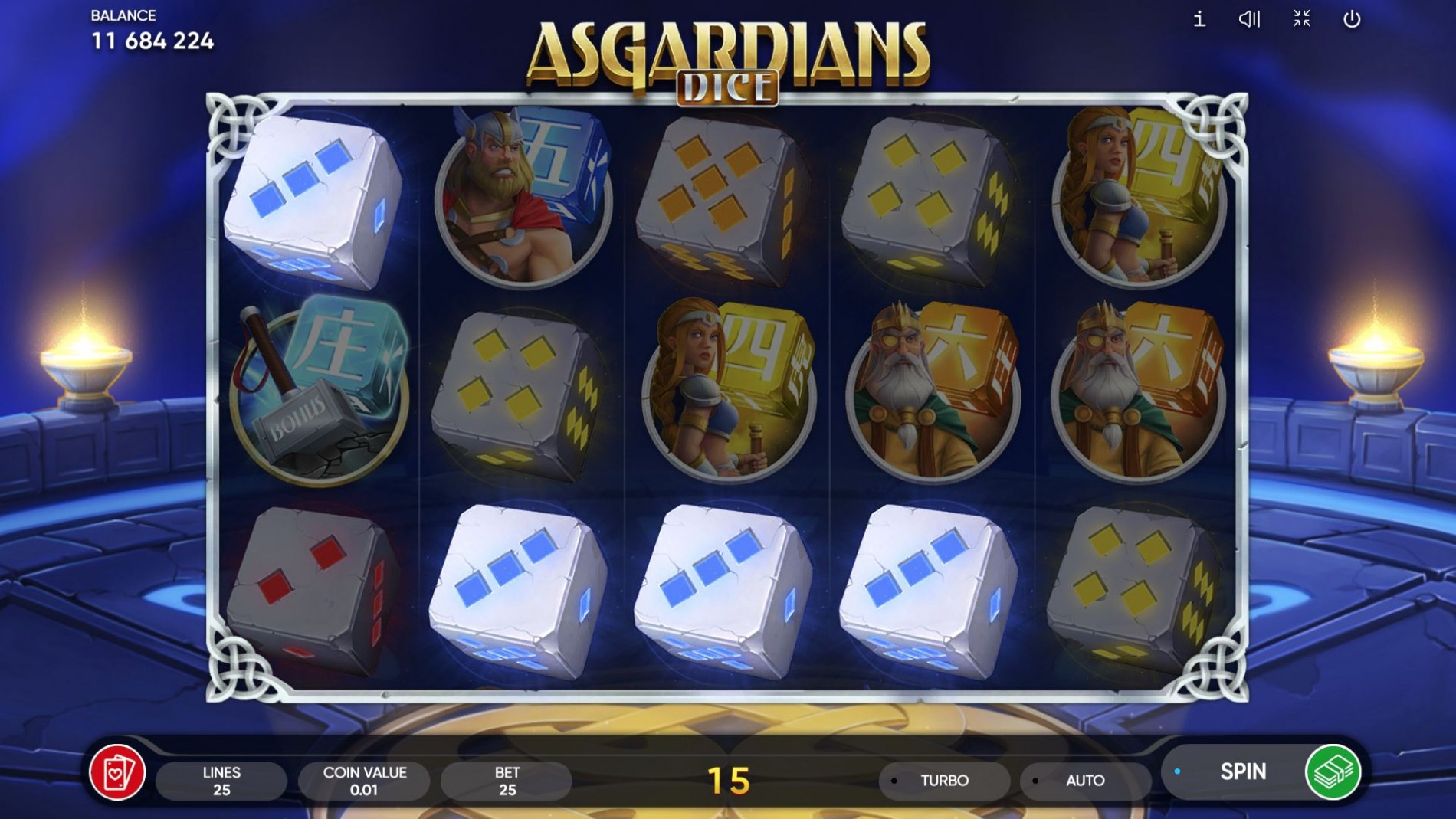 Asgardians Dice | Slot Game by Endorphina