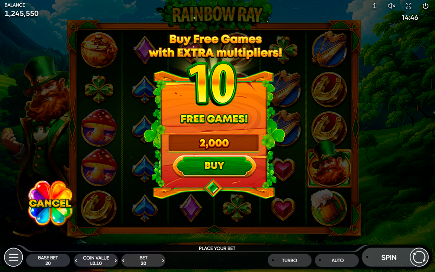 Rainbow Ray slot | Aventura de Endorphina